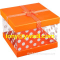 best seller PVC Gift paper box with dots design